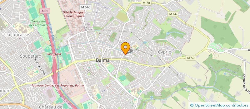 localisation de l'entreprise GINESTET PAYSAGE à TOULOUSE