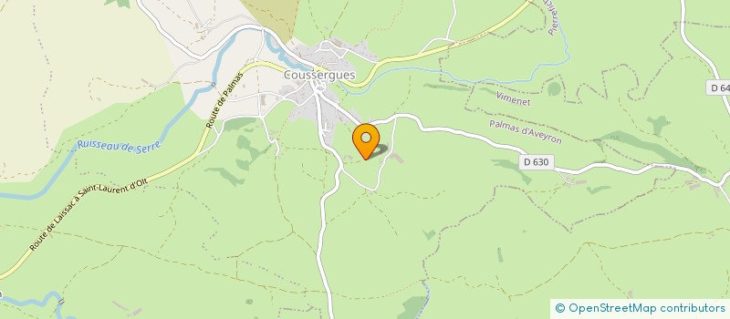 localisation de l'entreprise GINESTY SERGE ET FILS à PALMAS D'AVEYRON