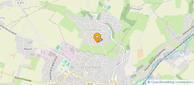 localisation de l'entreprise GINETTE à FONTENAY