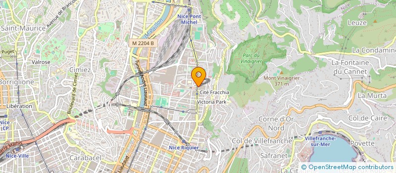 localisation de l'entreprise GINETTE  NICE