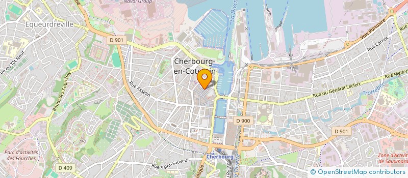 localisation de l'entreprise GINETTE  CHERBOURG-EN-COTENTIN