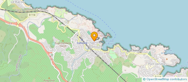 localisation de l'entreprise GINETTE ET OLGA  COLLIOURE