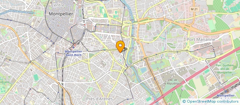 localisation de l'entreprise GINGA  MONTPELLIER