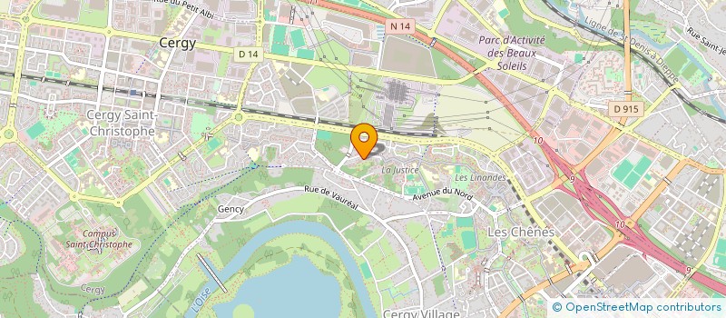 localisation de l'entreprise GINGA DA RUA à CERGY