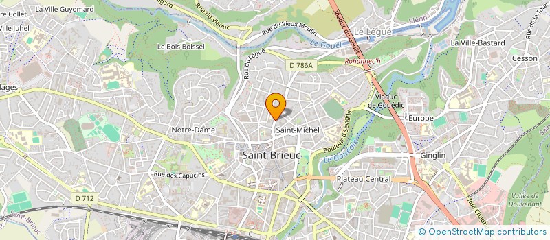 localisation de l'entreprise GINGA NAGO COTES D'ARMOR à SAINT-BRIEUC