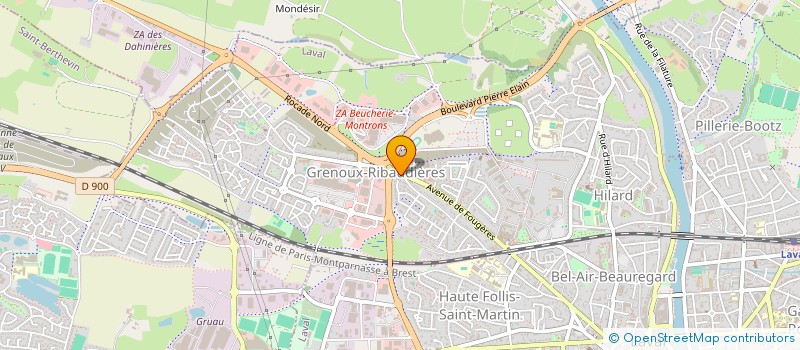 localisation de l'entreprise GINGA NAGO LAVAL à LAVAL