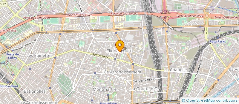 localisation de l'entreprise GINGALAB  PARIS