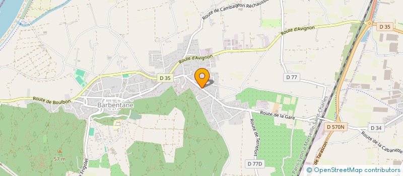 localisation de l'entreprise GINGAP  BARBENTANE