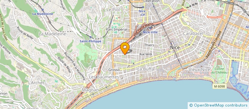 localisation de l'entreprise GINGER à NICE