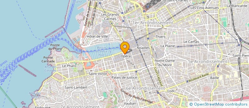 localisation de l'entreprise GINGER ART&FOOD  MARSEILLE