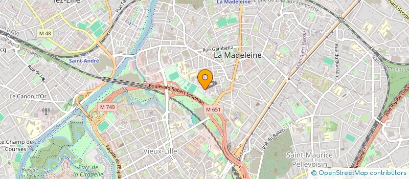 localisation de l'entreprise GINGER KICK EVENTS à LA MADELEINE