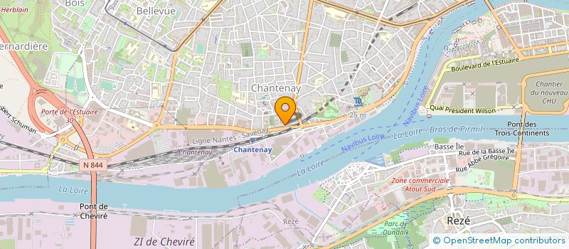localisation de l'entreprise GINGER MINDS à NANTES