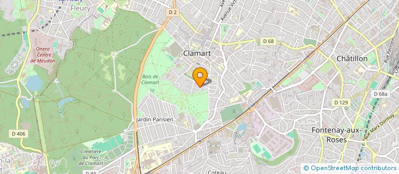localisation de l'entreprise GINGER & SALT à CLAMART