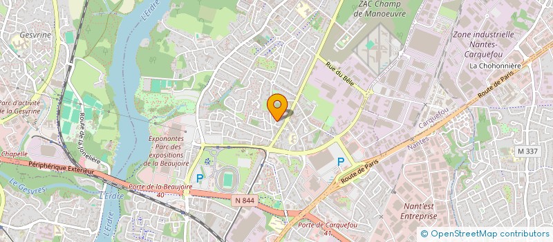 localisation de l'entreprise GINIASMO  NANTES