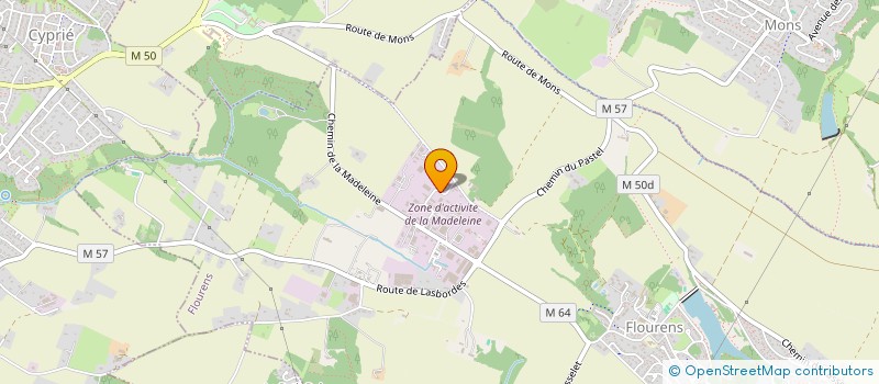 localisation de l'entreprise GINIBRE AMENAGEMENT  FLOURENS