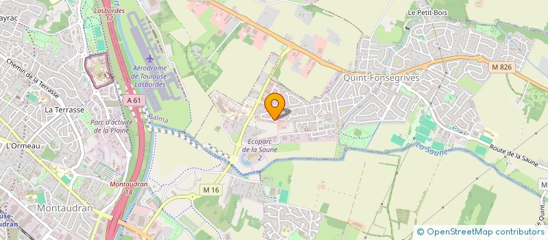 localisation de l'entreprise GINIBRE LONGJUMEAU  QUINT-FONSEGRIVES