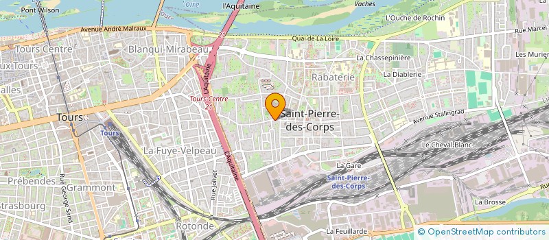 localisation de l'entreprise GINICH 2  SAINT-PIERRE-DES-CORPS