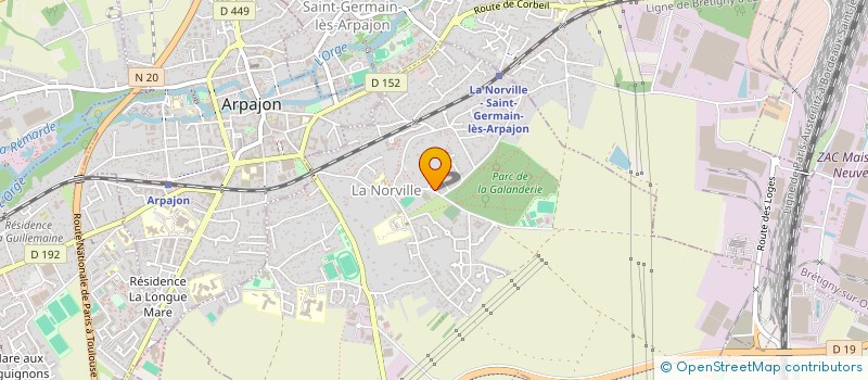 localisation de l'entreprise GINILYS  LA NORVILLE