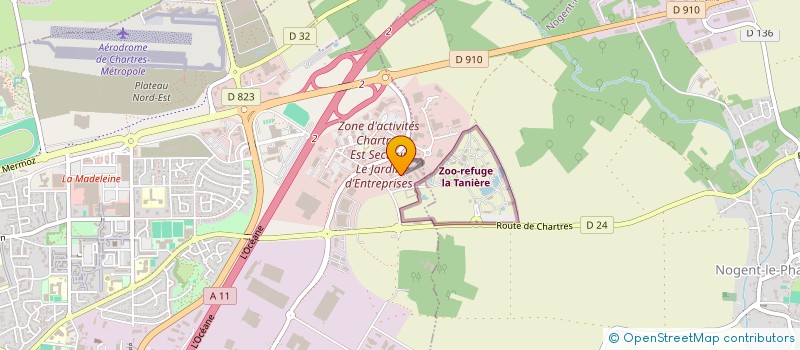 localisation de l'entreprise GINISTY-MORIN LOISEL JEANNOT AVOCATS ASSOCIES à CHARTRES