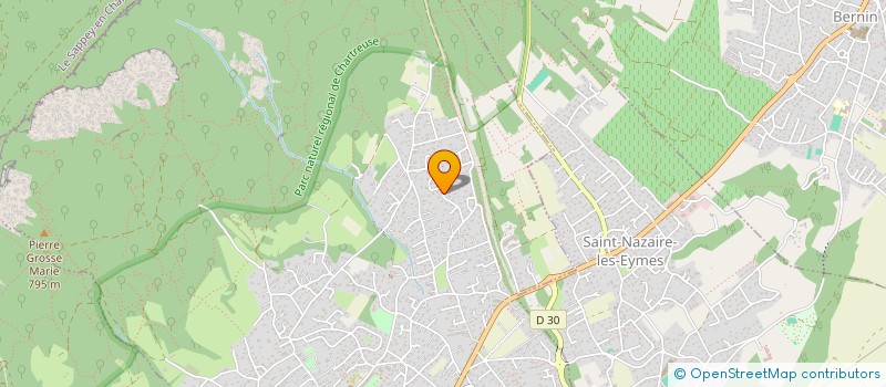 localisation de l'entreprise GINKGO 2.2 à SAINT-ISMIER