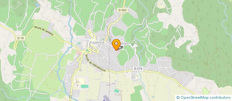 localisation de l'entreprise GINKGO  TOURRETTES