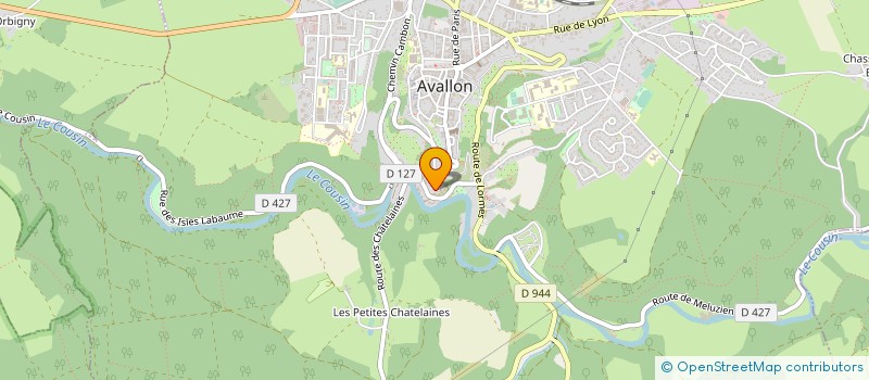localisation de l'entreprise GINKGO à AVALLON