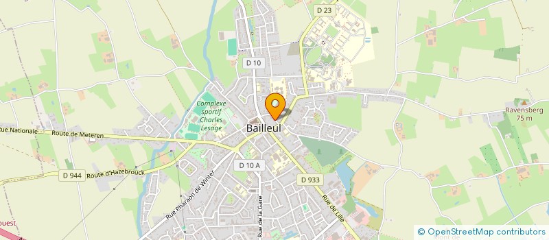 localisation de l'entreprise GINKGO à BAILLEUL