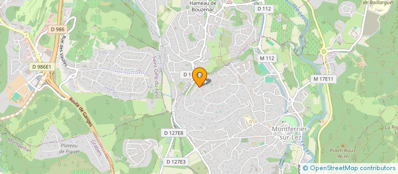 localisation de l'entreprise GINKGO  MONTFERRIER-SUR-LEZ