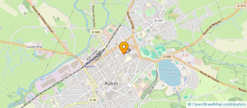 localisation de l'entreprise GINKGO à AUTUN