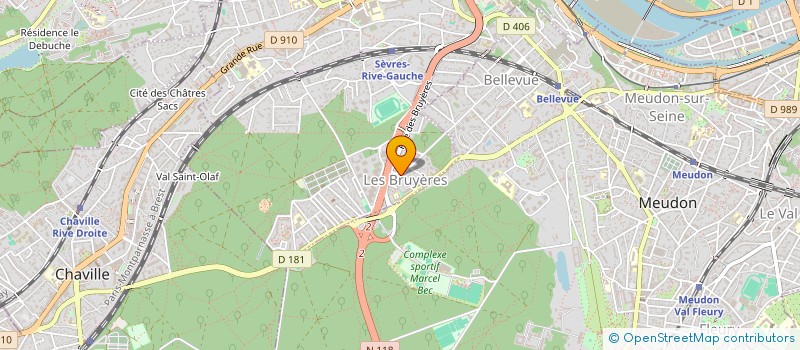 localisation de l'entreprise GINKGO à SEVRES