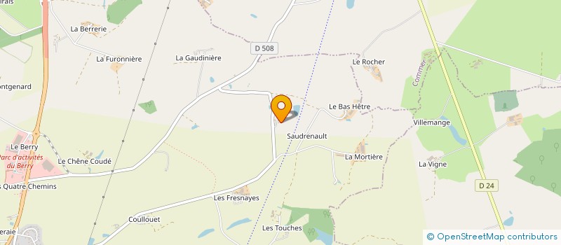 localisation de l'entreprise GINKGO B  MARTIGNE-SUR-MAYENNE