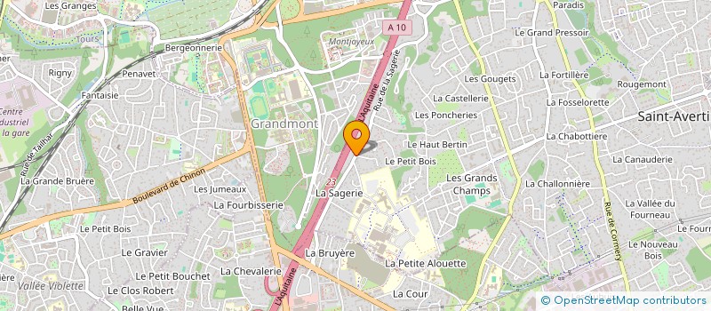 localisation de l'entreprise GINKGO BILOBA  SAINT-AVERTIN