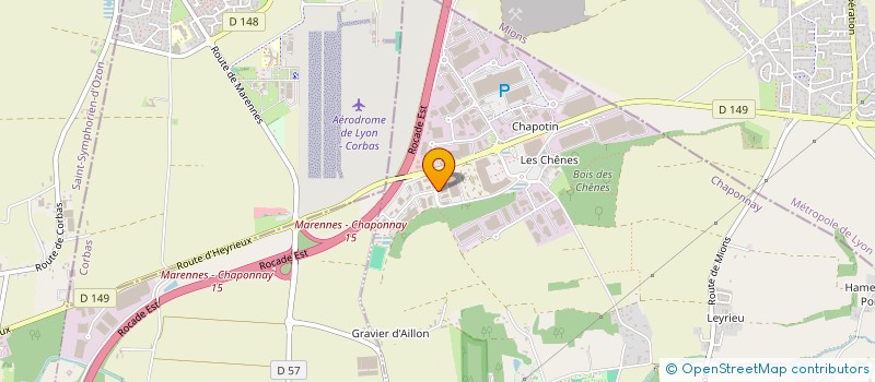 localisation de l'entreprise GINKGO BILOBA  CHAPONNAY