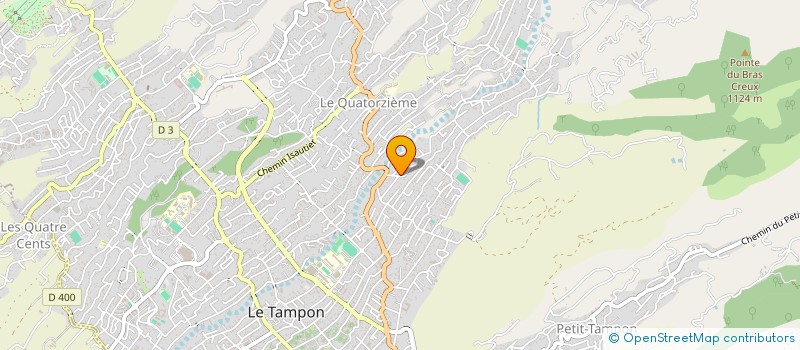 localisation de l'entreprise GINKGO BILOBA à LE TAMPON