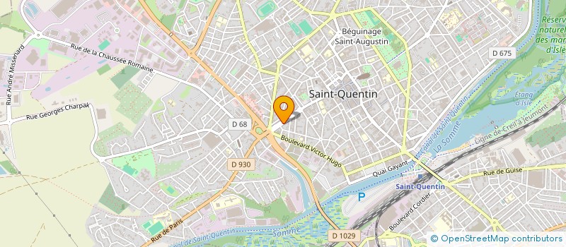 localisation de l'entreprise GINKGO BILOBA à SAINT-QUENTIN