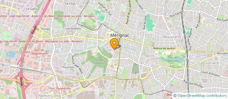 localisation de l'entreprise GINKGO-CONSEILS  MERIGNAC