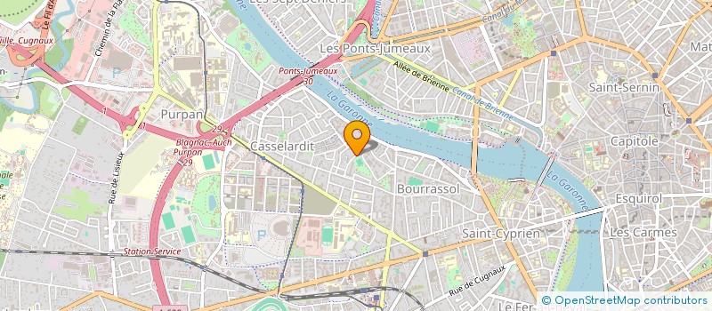 localisation de l'entreprise GINKGO ENTENDRE ET VOIR à TOULOUSE