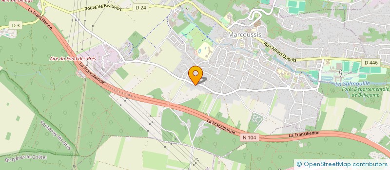localisation de l'entreprise GINKGO ET PAYSAGE à MARCOUSSIS