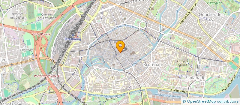 localisation de l'entreprise GINKGO GROUP  STRASBOURG