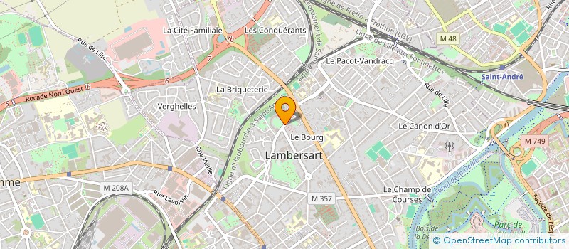localisation de l'entreprise GINKGO HOLDING à LAMBERSART