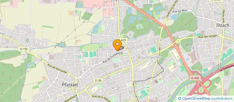 localisation de l'entreprise GINKGO INVESTISSEMENTS  MULHOUSE