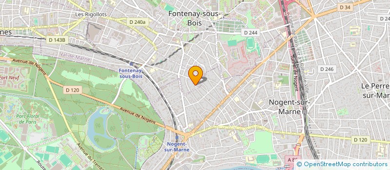 localisation de l'entreprise GINKGO PATRIMOINE à FONTENAY-SOUS-BOIS