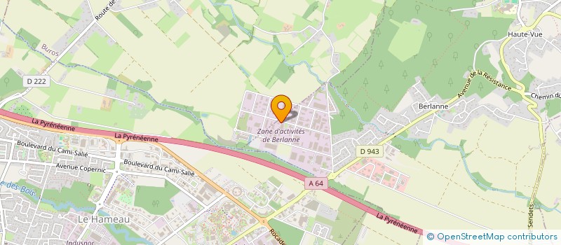 localisation de l'entreprise GINKGO PAYSAGE  MORLAAS