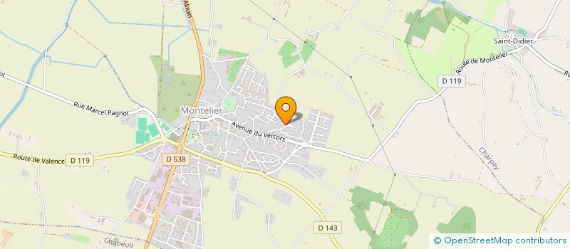 localisation de l'entreprise GINKGO SOLUTIONS  MONTELIER