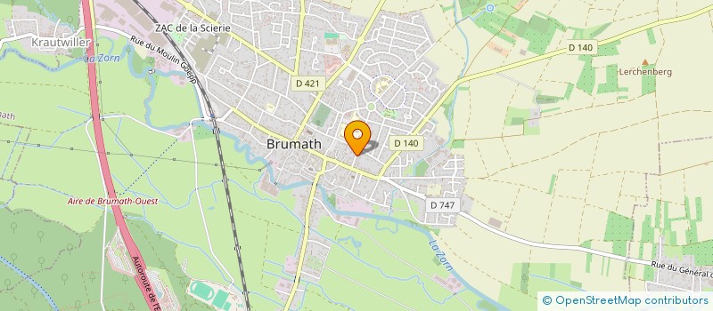 localisation de l'entreprise GINKGO SOLUTIONS  BRUMATH