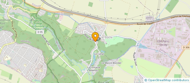 localisation de l'entreprise GINKGOVAL  VILLIERS-LE-BACLE