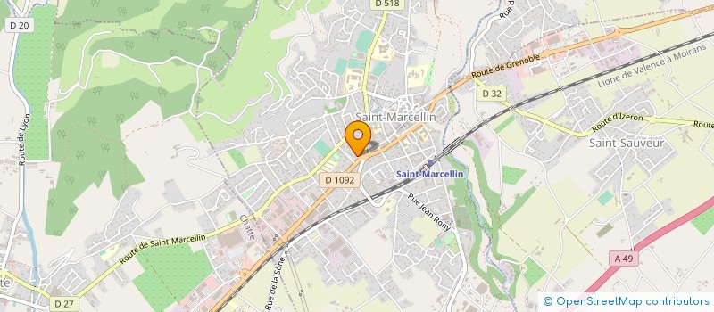 localisation de l'entreprise GINKO  SAINT-MARCELLIN