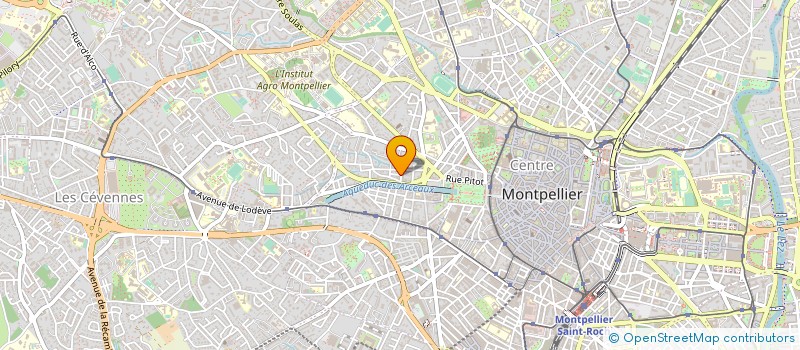 localisation de l'entreprise GINKO à MONTPELLIER