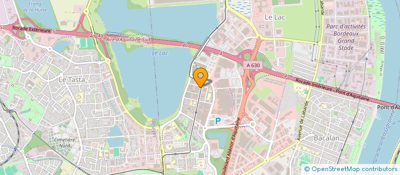 localisation de l'entreprise GINKO AUBIERS NOUVELLE GENERATION BASKET - G.A.N.G B  BORDEAUX