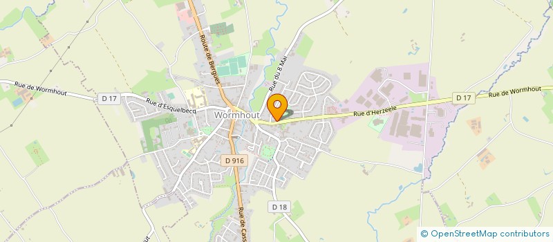 localisation de l'entreprise GINKO FRANCK DAVID IND  WORMHOUT